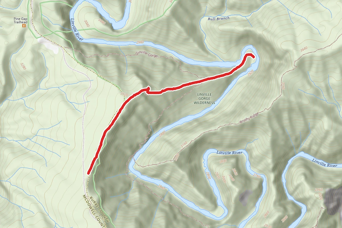 Bynum Bluff to the Linville River