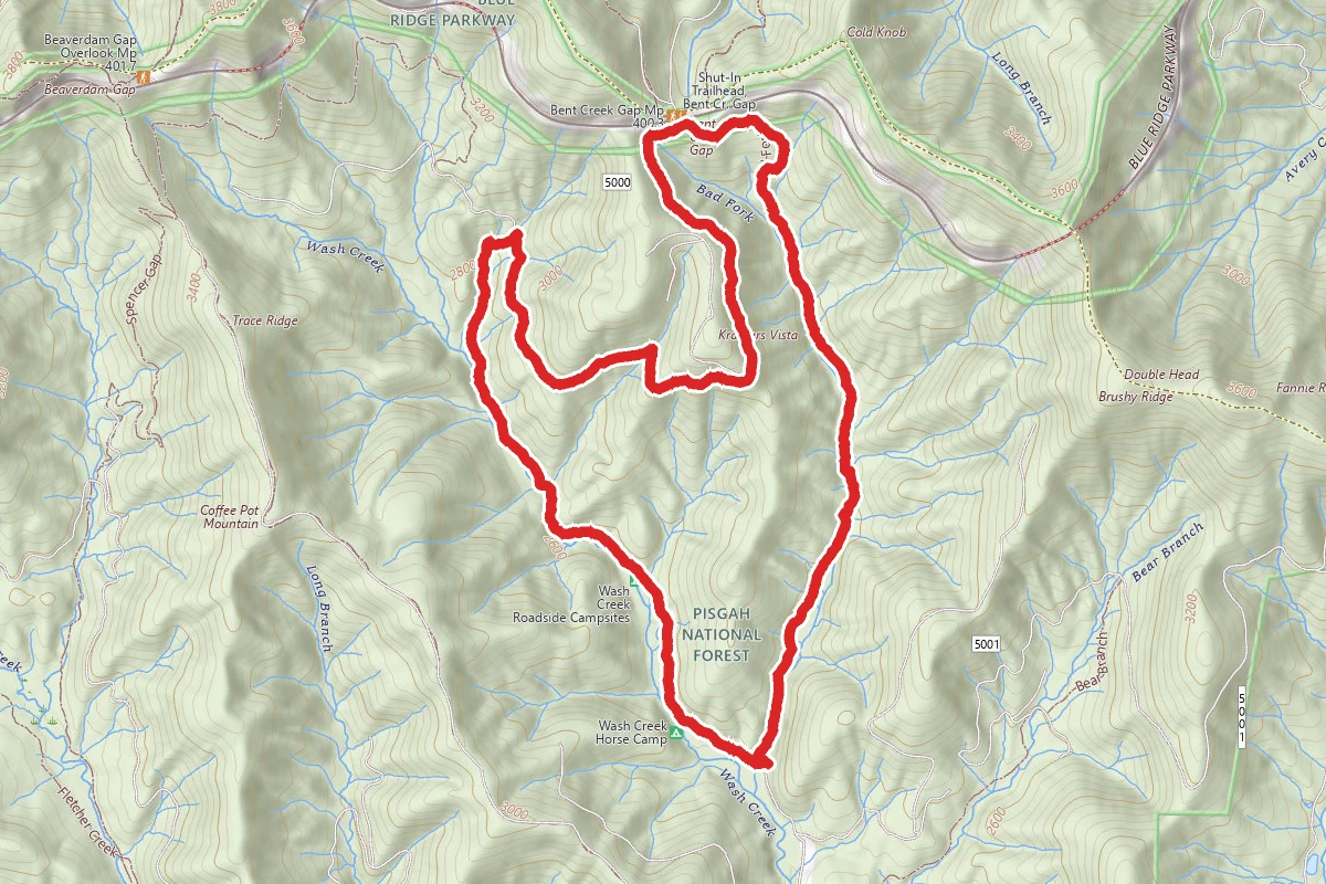 Bad Fork and 5000 Wash Creek