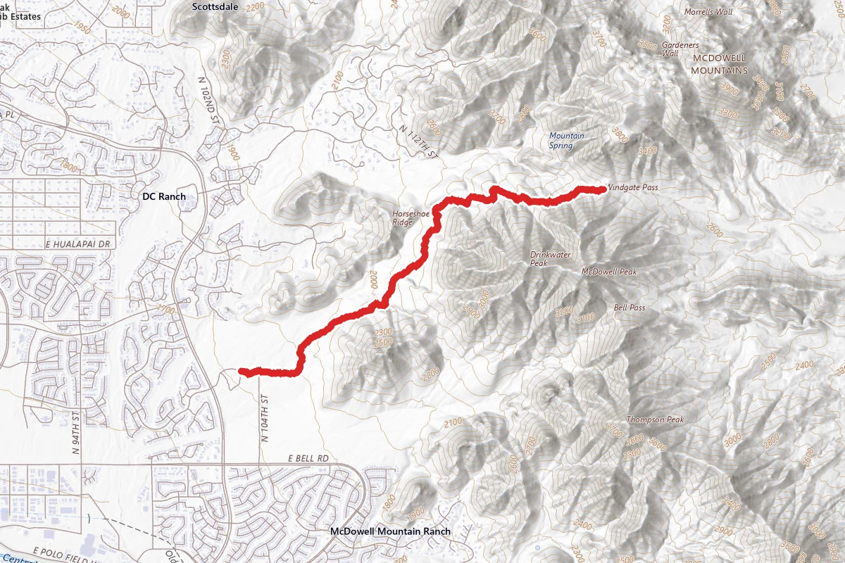 Gateway Trail to Windgate Pass
