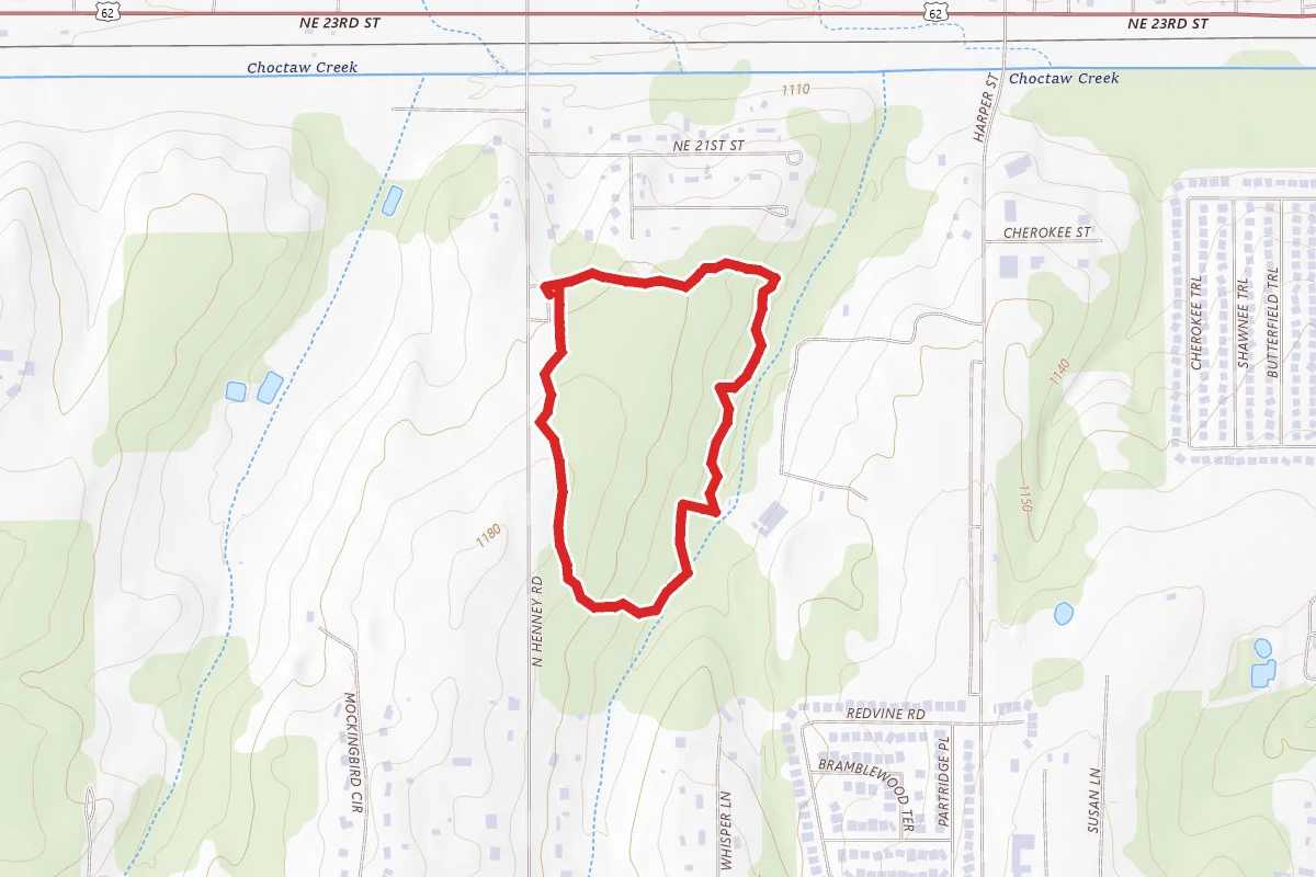 Choctaw Creek Park Horse Trail