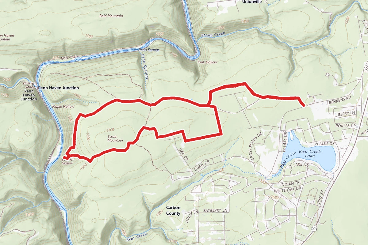 Behrens Road to Butcher Hollow