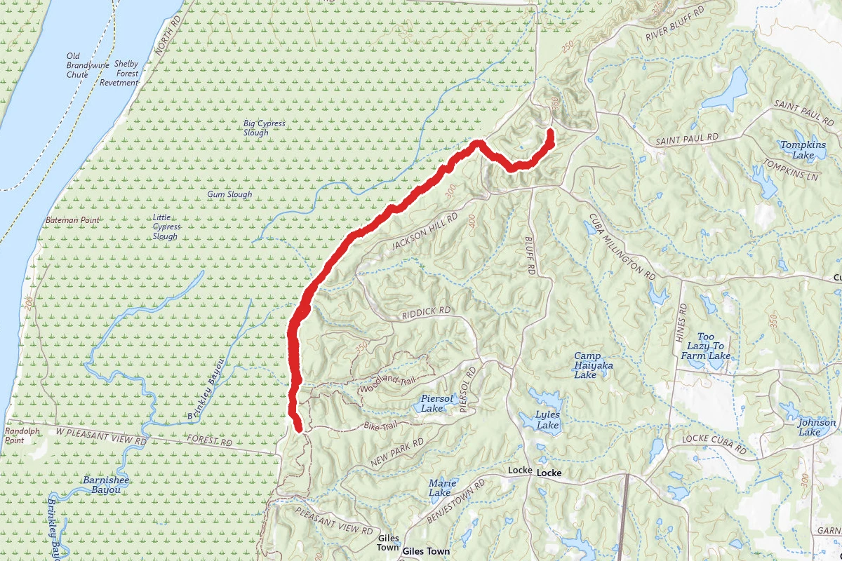 Chickasaw Bluffs Trail