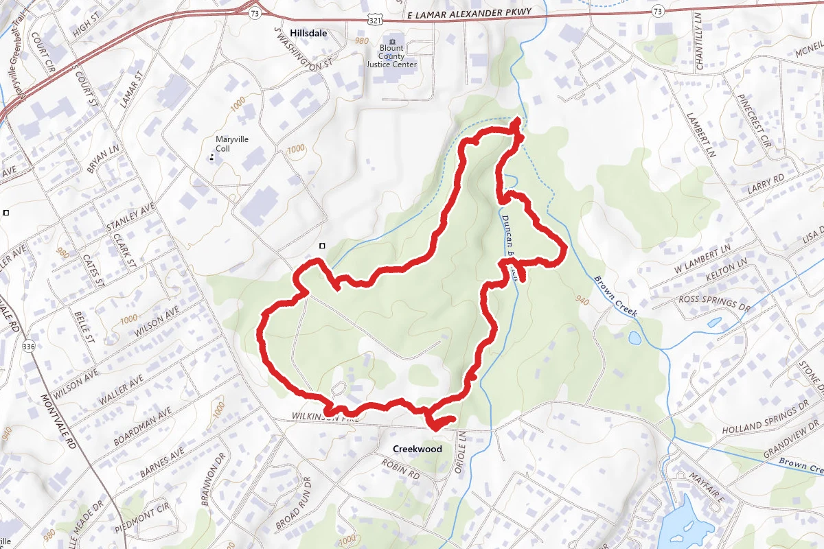 Maryville College Woods Loop