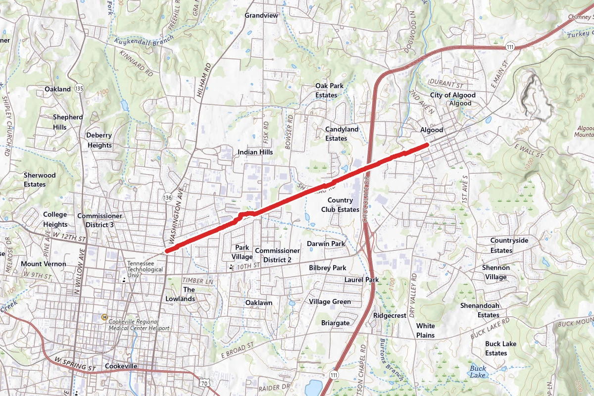 Tennessee Central Heritage Rail Trail