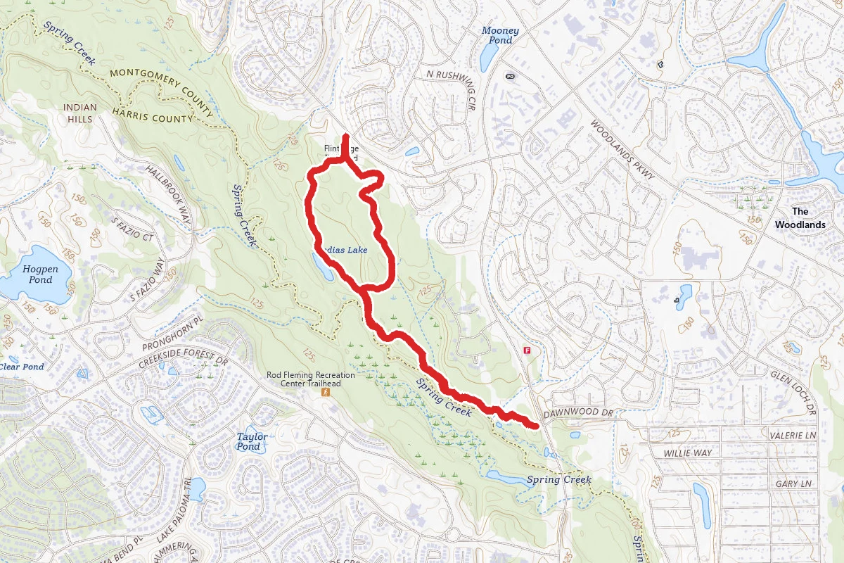 Wetlands Trail via Fitness Trail