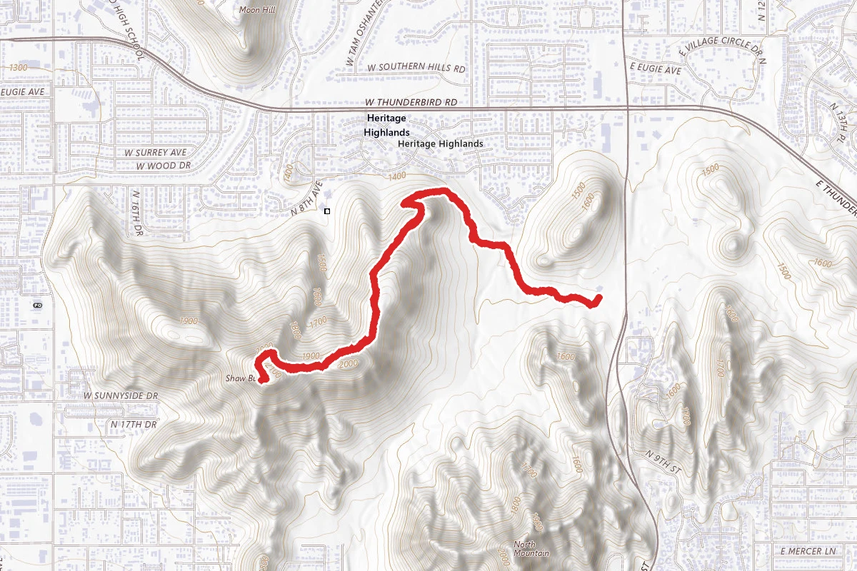 Shaw Butte Trail