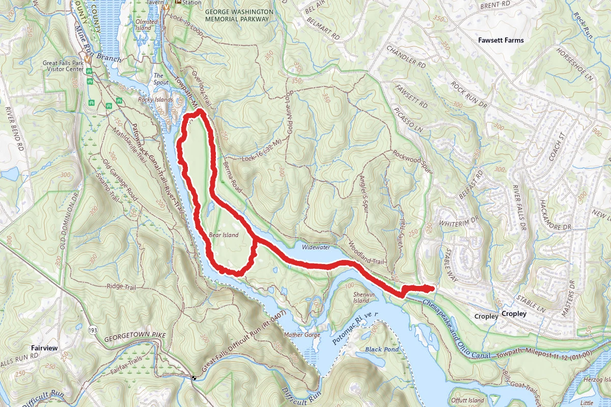 Billy Goat Trail Section A