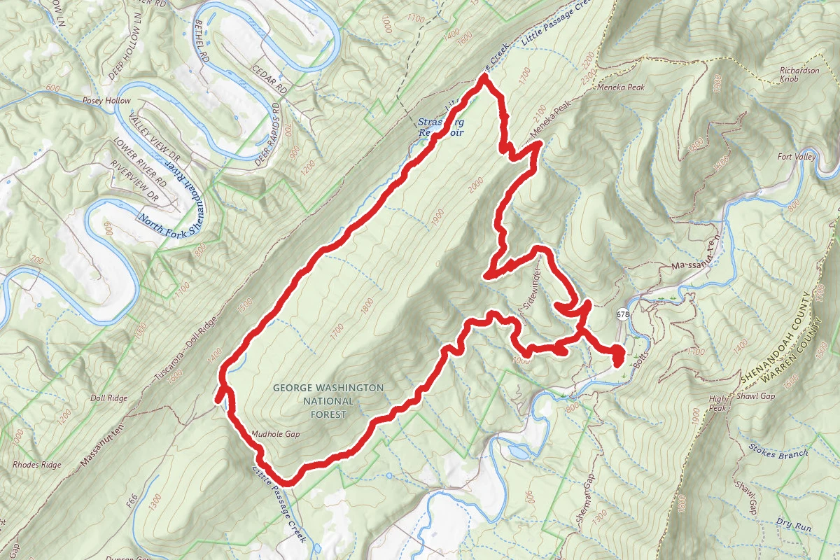 Mudhole Gap Trail Loop