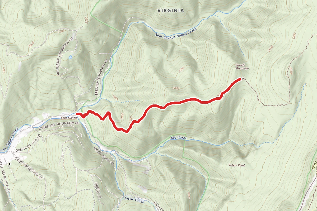Powell Mountain Trail
