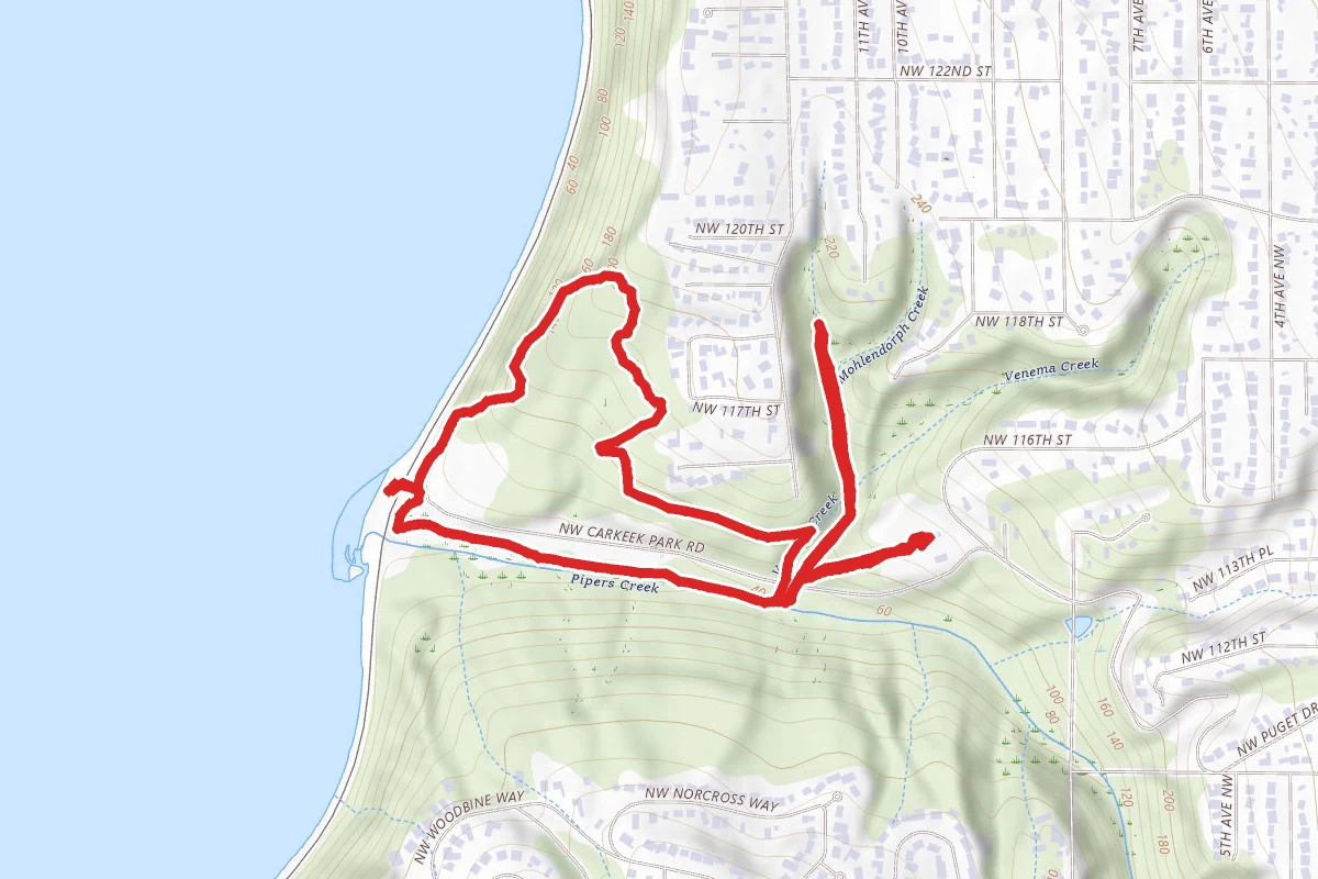 Piper’s Creek and North Traverse Trail Loop