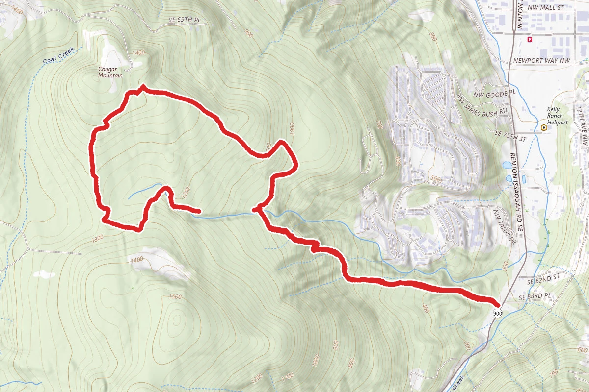 Bear Ridge to Shangri La Trail to West Tibbetts Creek Loop