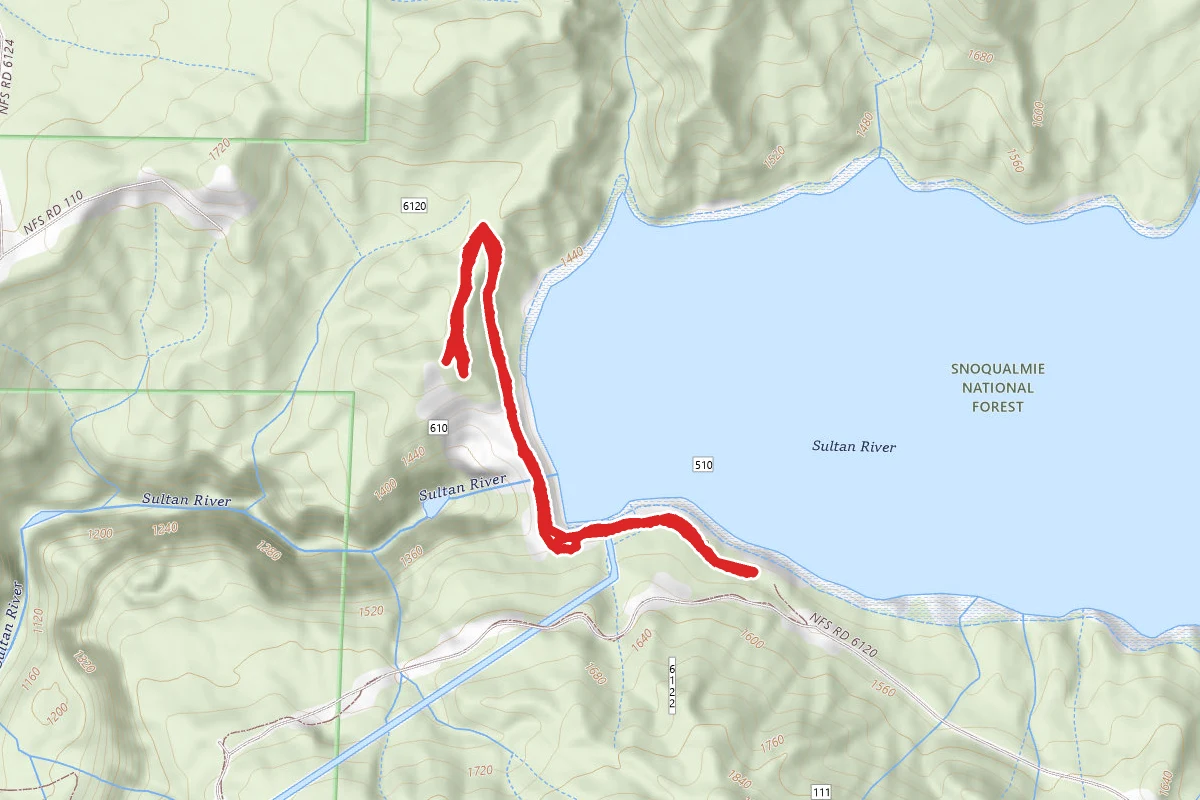 Spada Lake Culmback Dam Trail