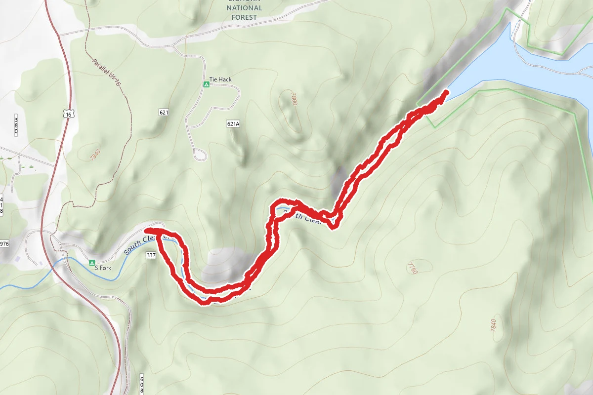 South Clear Creek Campground Trail