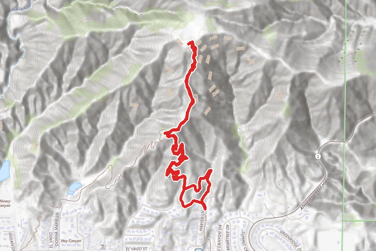 La Canada Teepee via Crosstown Trail