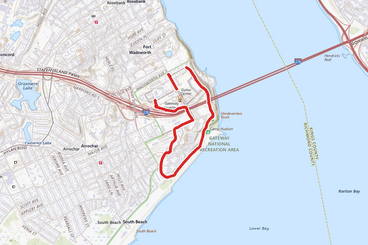 Fort Wadsworth Shoreline Walk