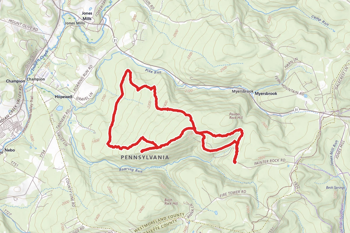 Painter Rock Loop Trail