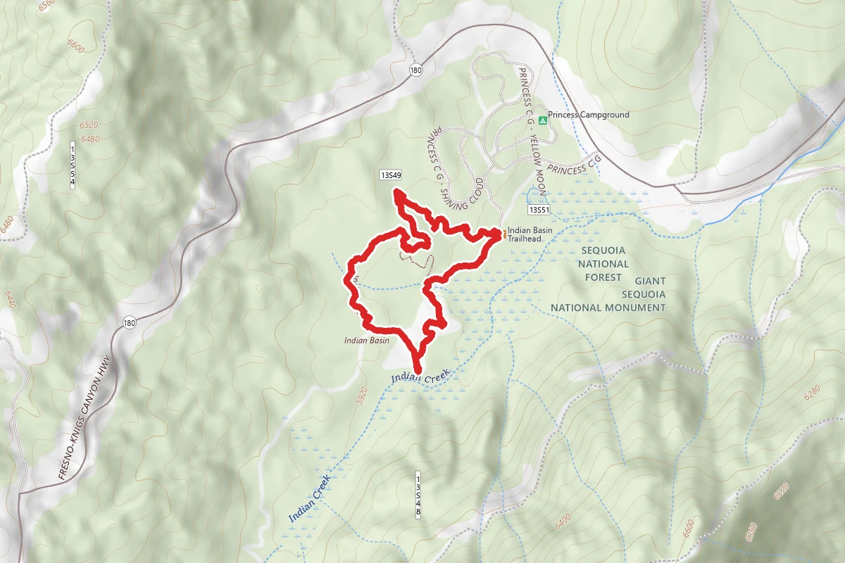 Indian Basin Grove Loop Trail