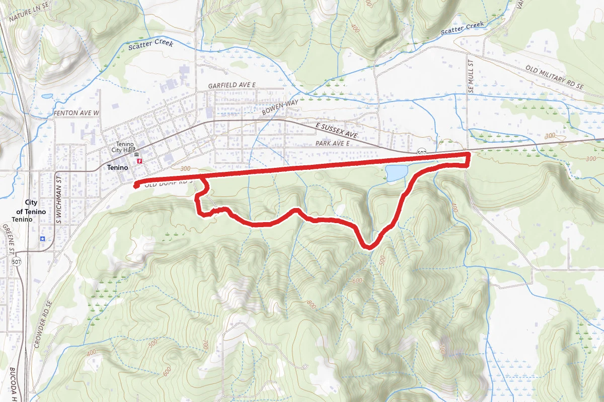 Creekside Trail and Yelm-Tenino Trail Loop