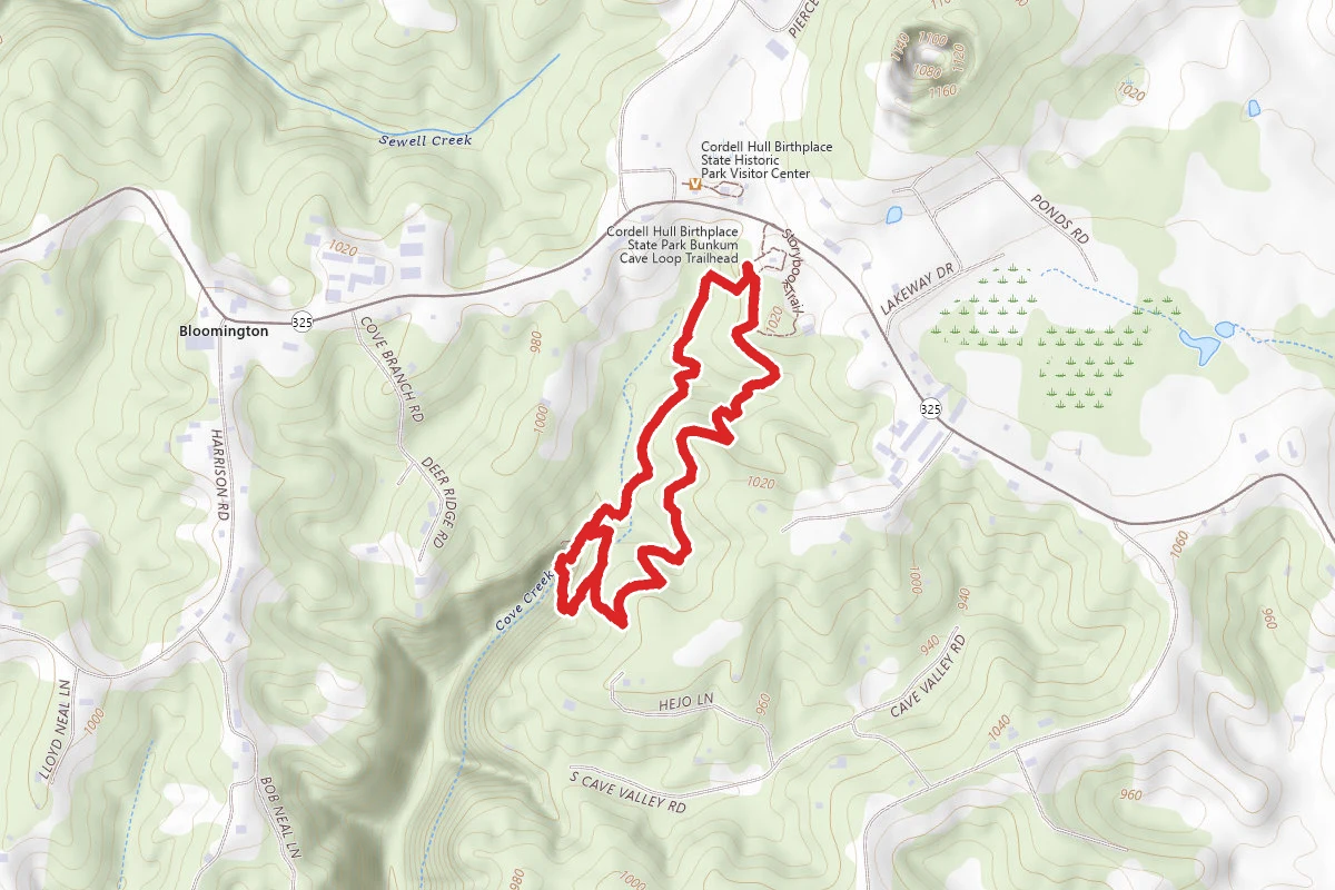 Bunkum Cave Trail