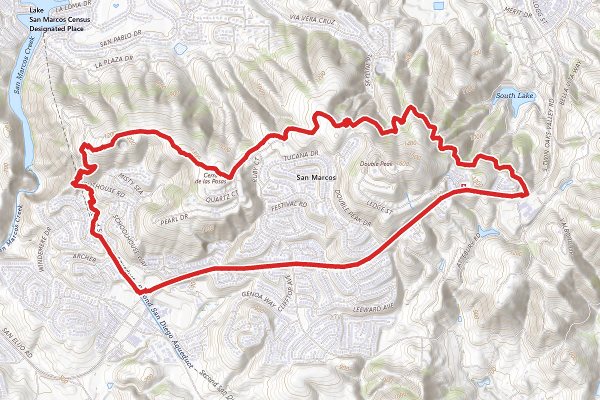 San Ellijo Hills 10K Loop
