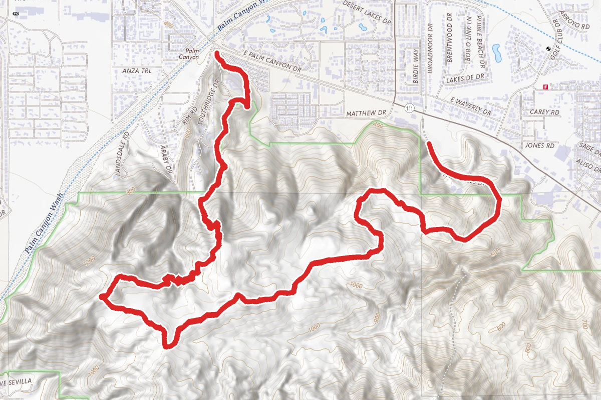 Araby Trail to Goat Trail