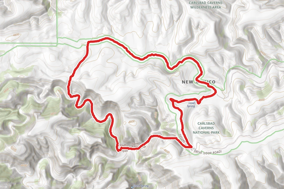 Rattlesnake Canyon Upper Loop