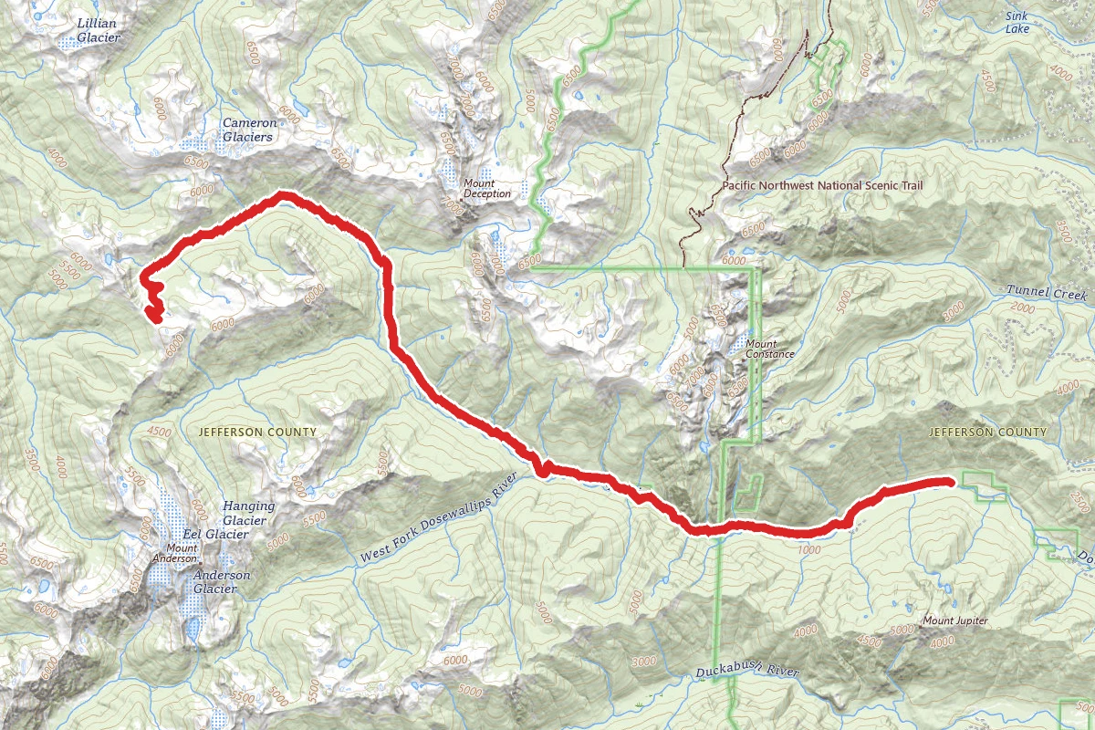 Main Fork Dosewallips River Trail