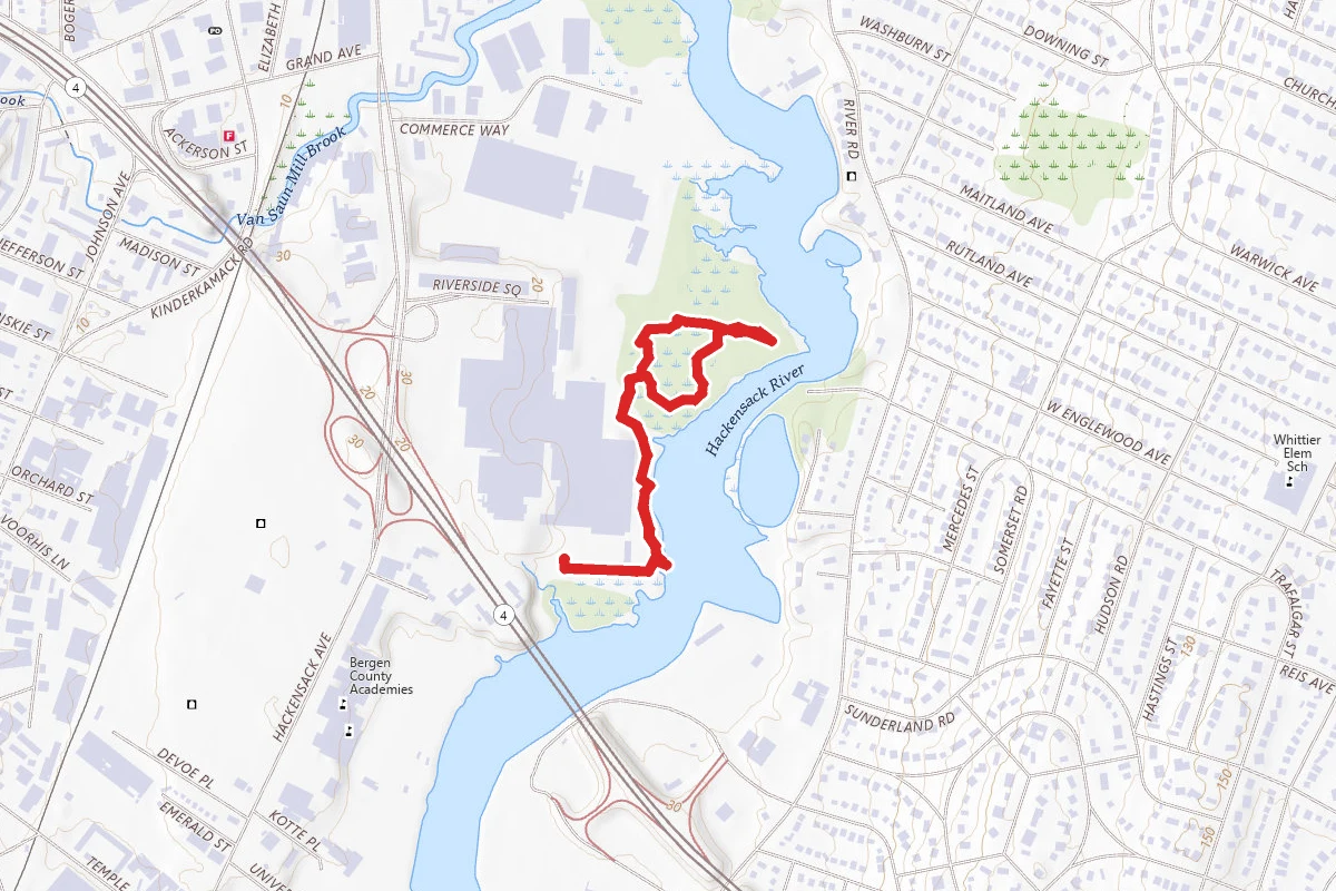 Hackensack River County Park Trail