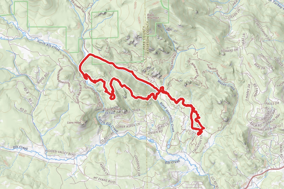 Staunton Ranch and Bugling Elk Loop Trail
