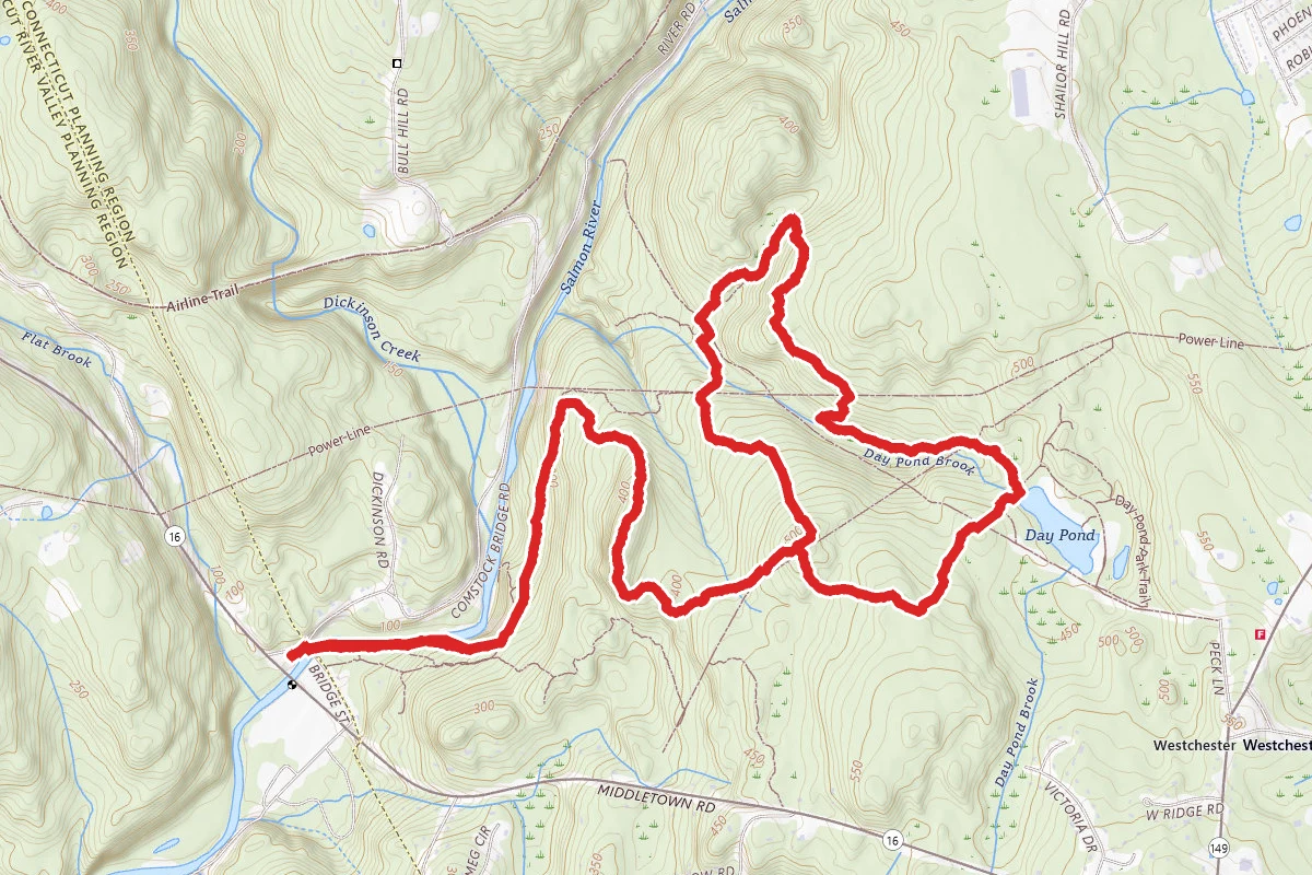 Salmon River Trail Loop from Comstock Bridge