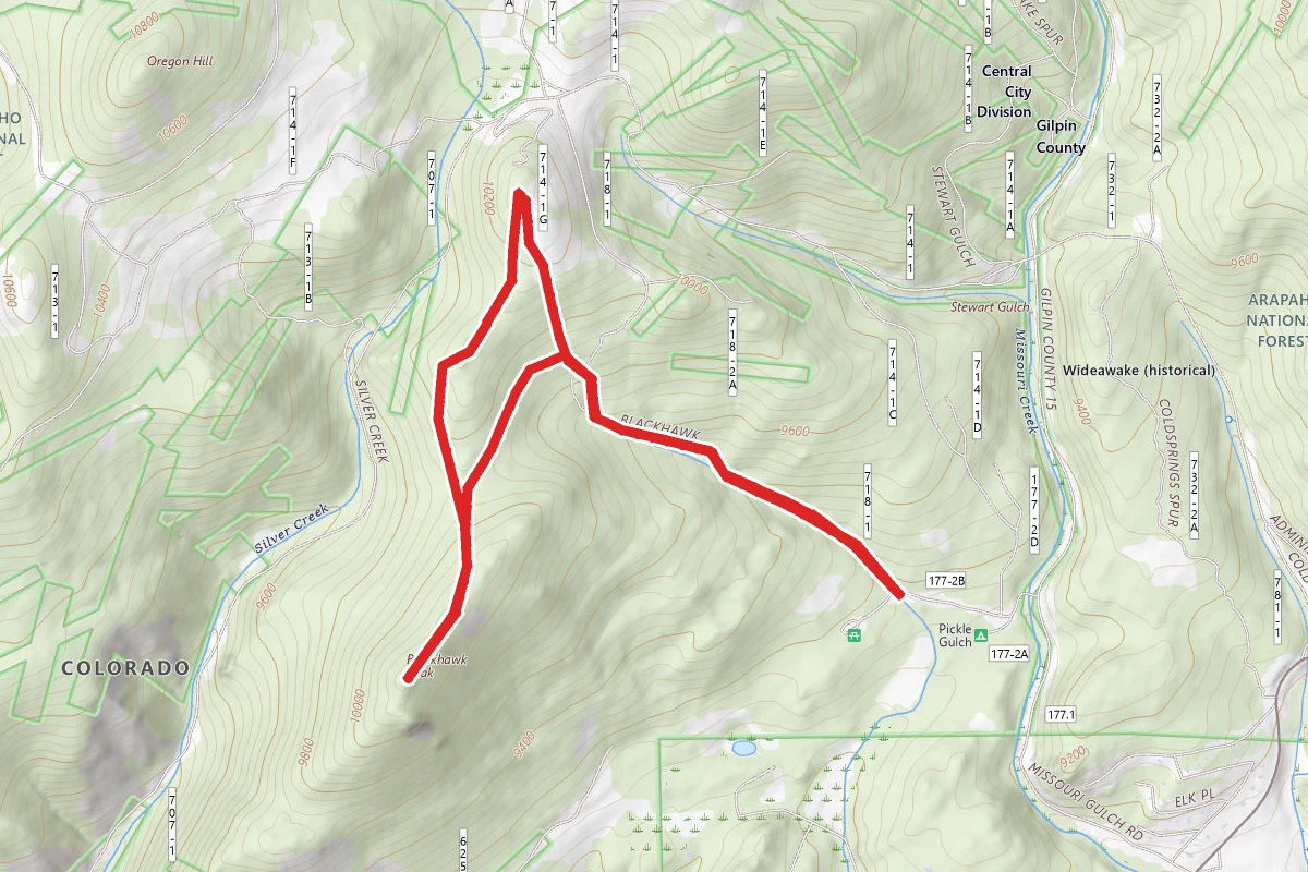 Blackhawk Peak Trail