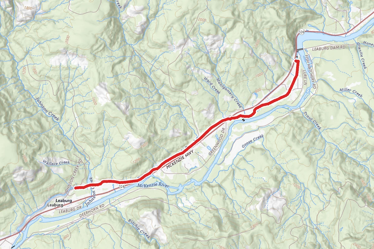Leaburg Canal Trail