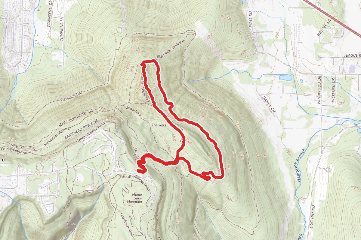 Keith Trail, Logan Point Trail, and Stone Cuts Bypass Loop