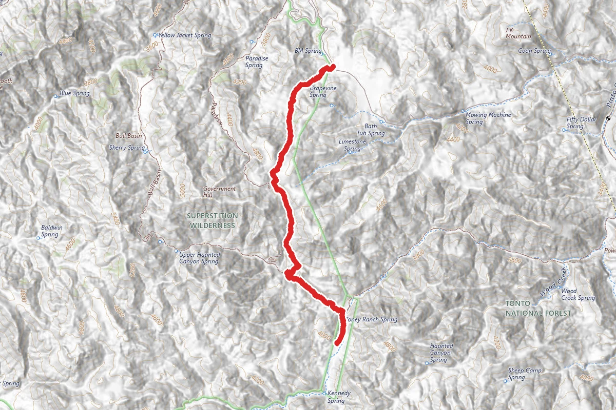 Haunted Canyon Trail #203