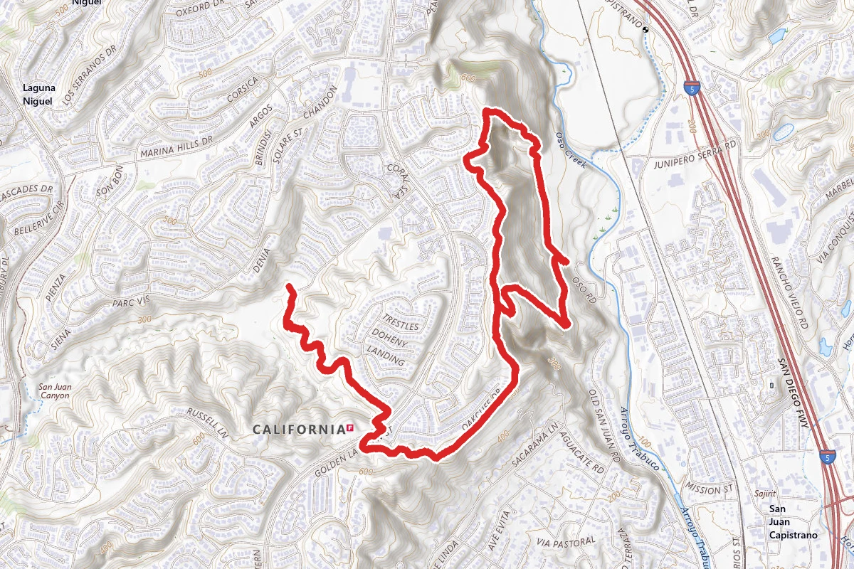 San Juan Canyon and Colinas Ridge Trail