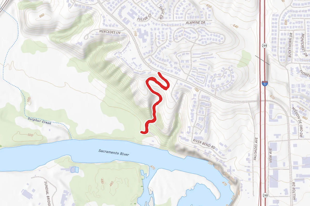Hilltop to Sacramento River Trail