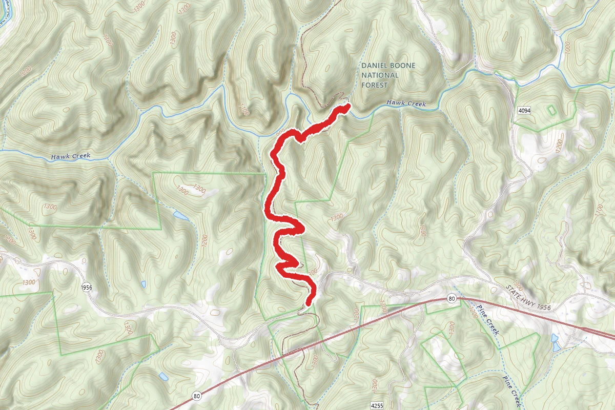 Hawk Creek Valley Suspension Bridge Trail