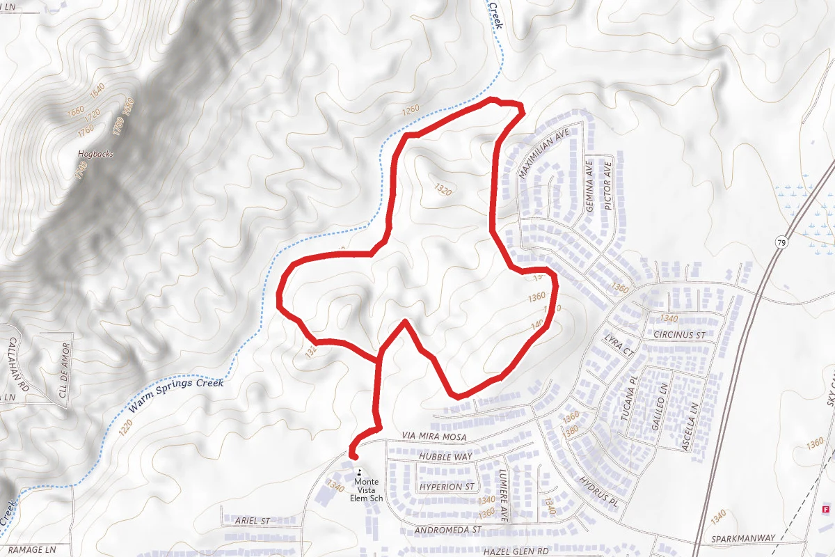 La Alba Loop from Via Mira Mosa