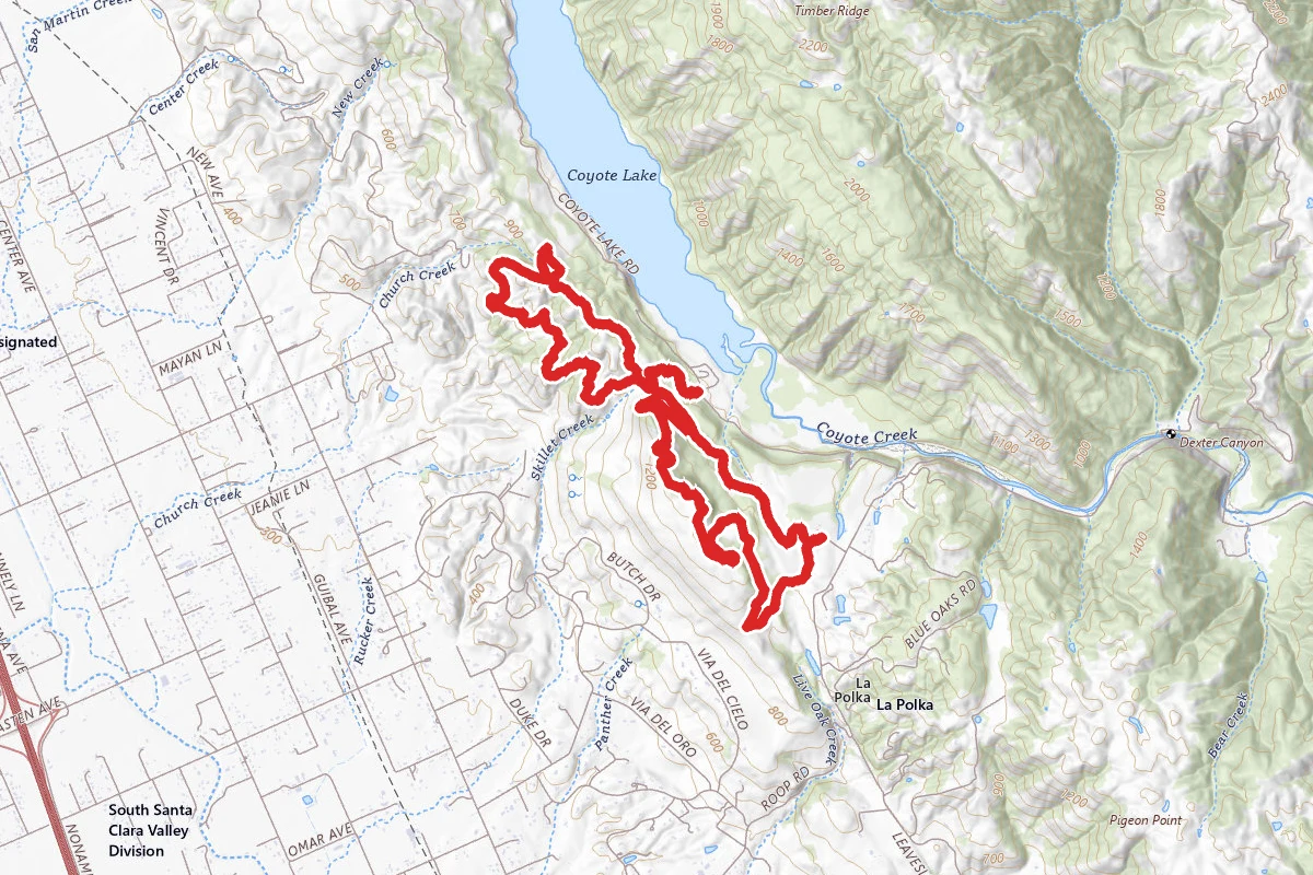 Gaviota Trail to Mendoza Trail Loop
