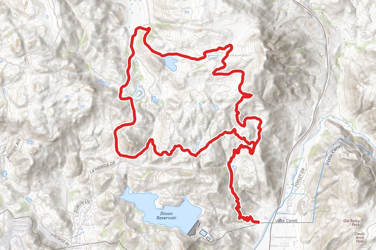 Sage, Creek Crossing and Cabrio Trail Loop