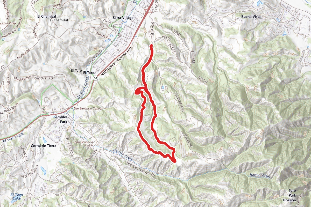 Meyers and Ollason Trail Loop