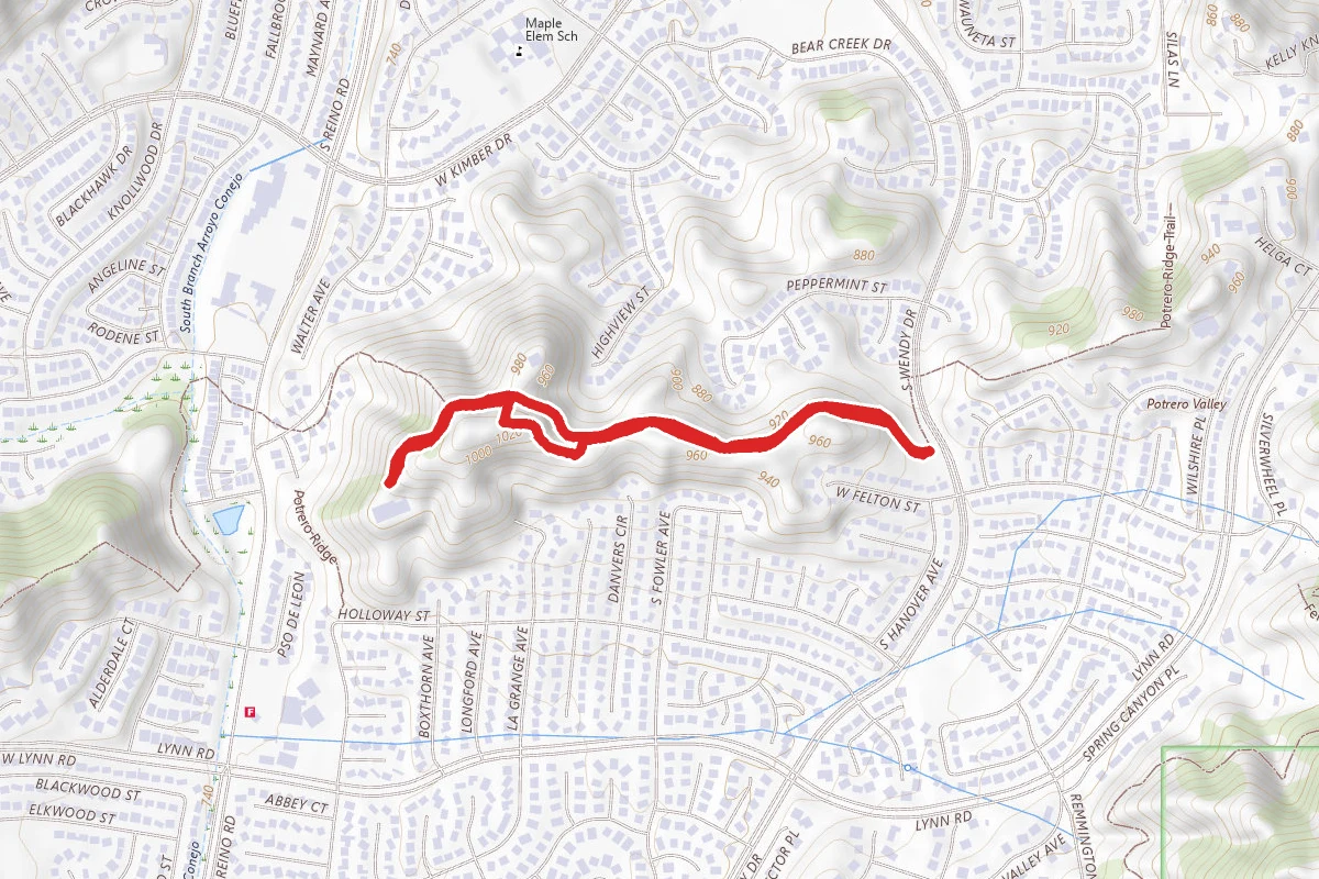Potrero Ridge Trail