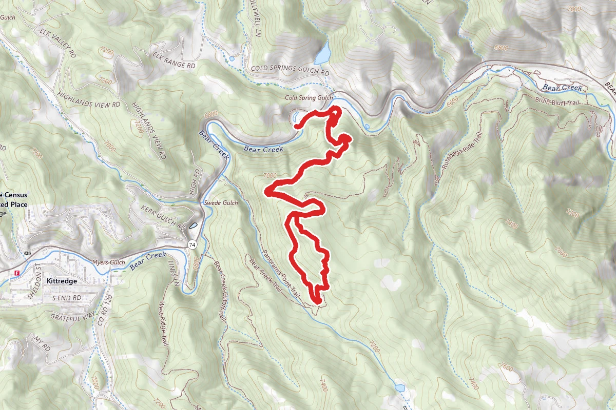 Bear Creek Trail to Panorama Point