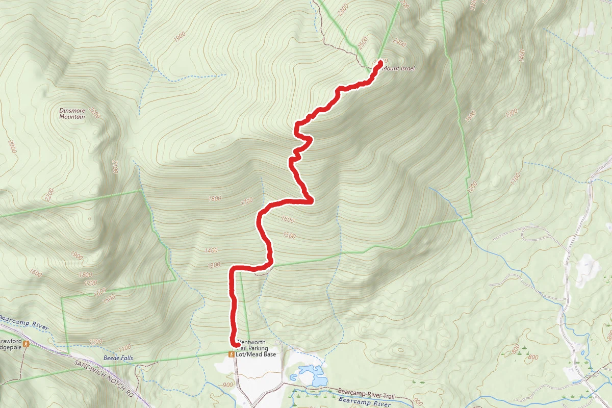 Mount Israel via Wentworth Trail