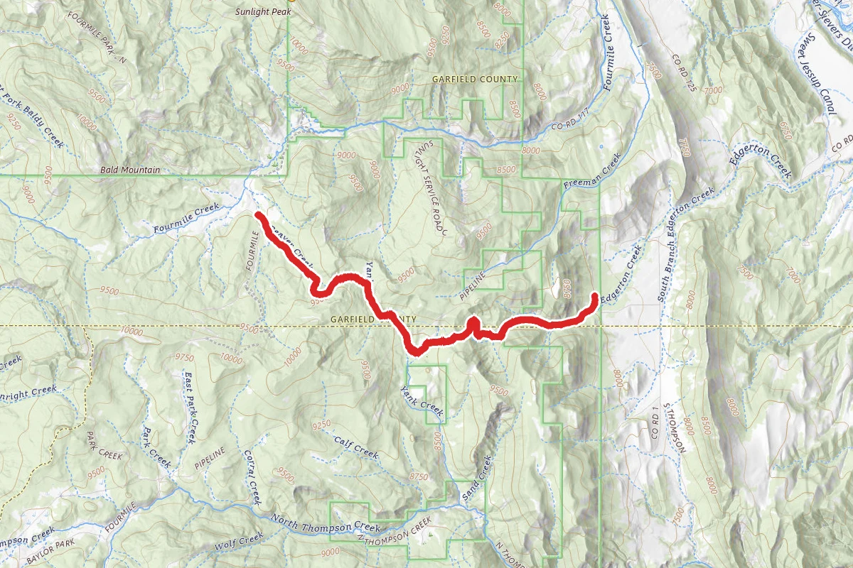 Beaver Creek Trail to Marion Gulch