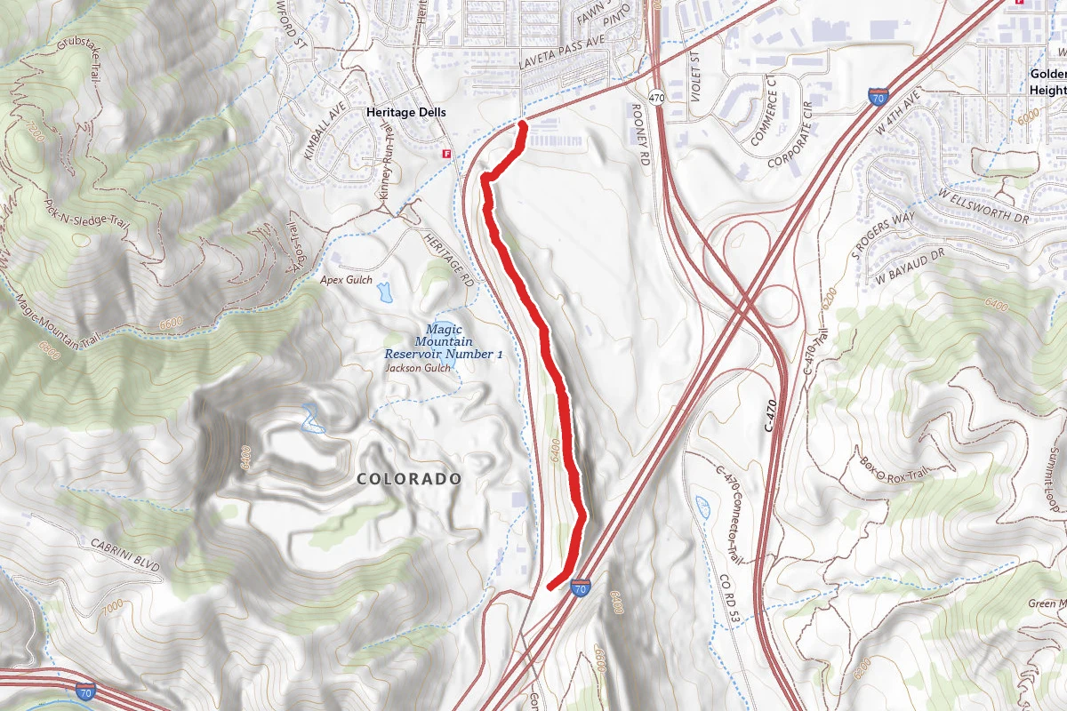Rooney Road Sports Complex Trail