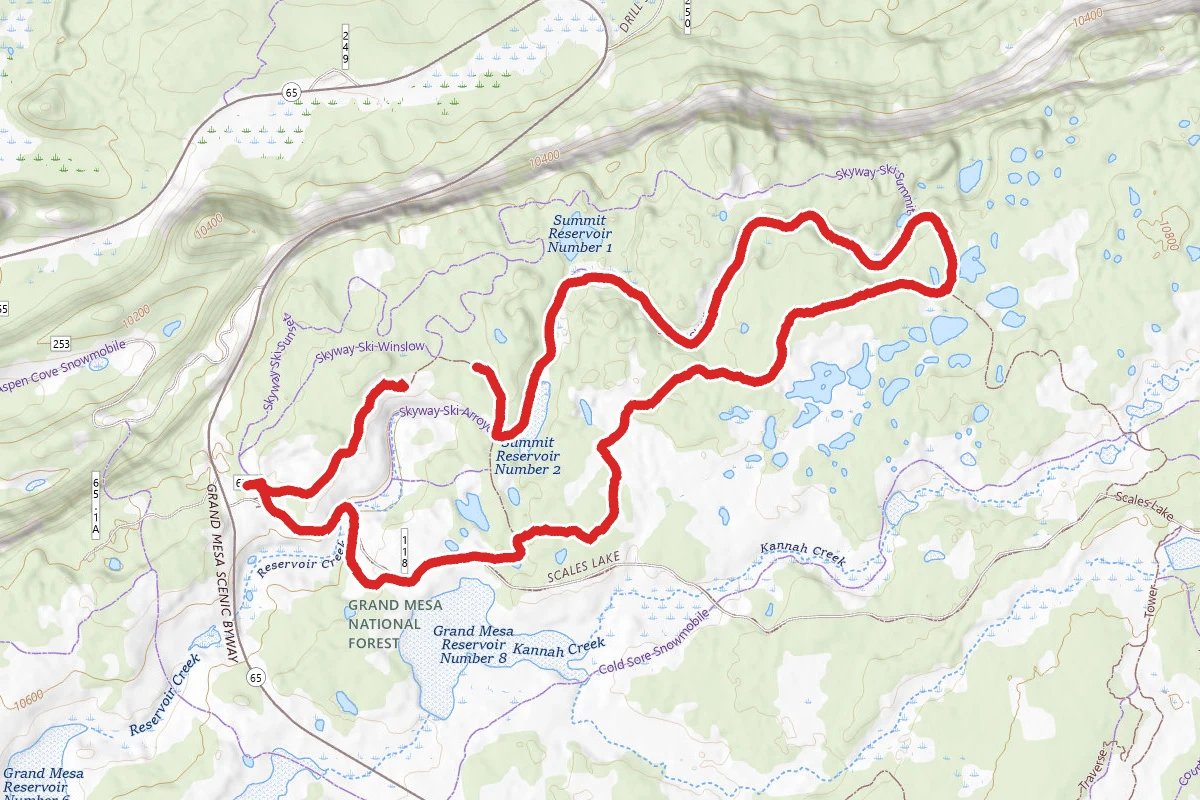 Grand Mesa Skyway Cross Country Ski Area