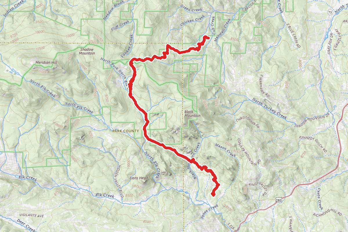 Cub Creek Campground to Staunton Ranch