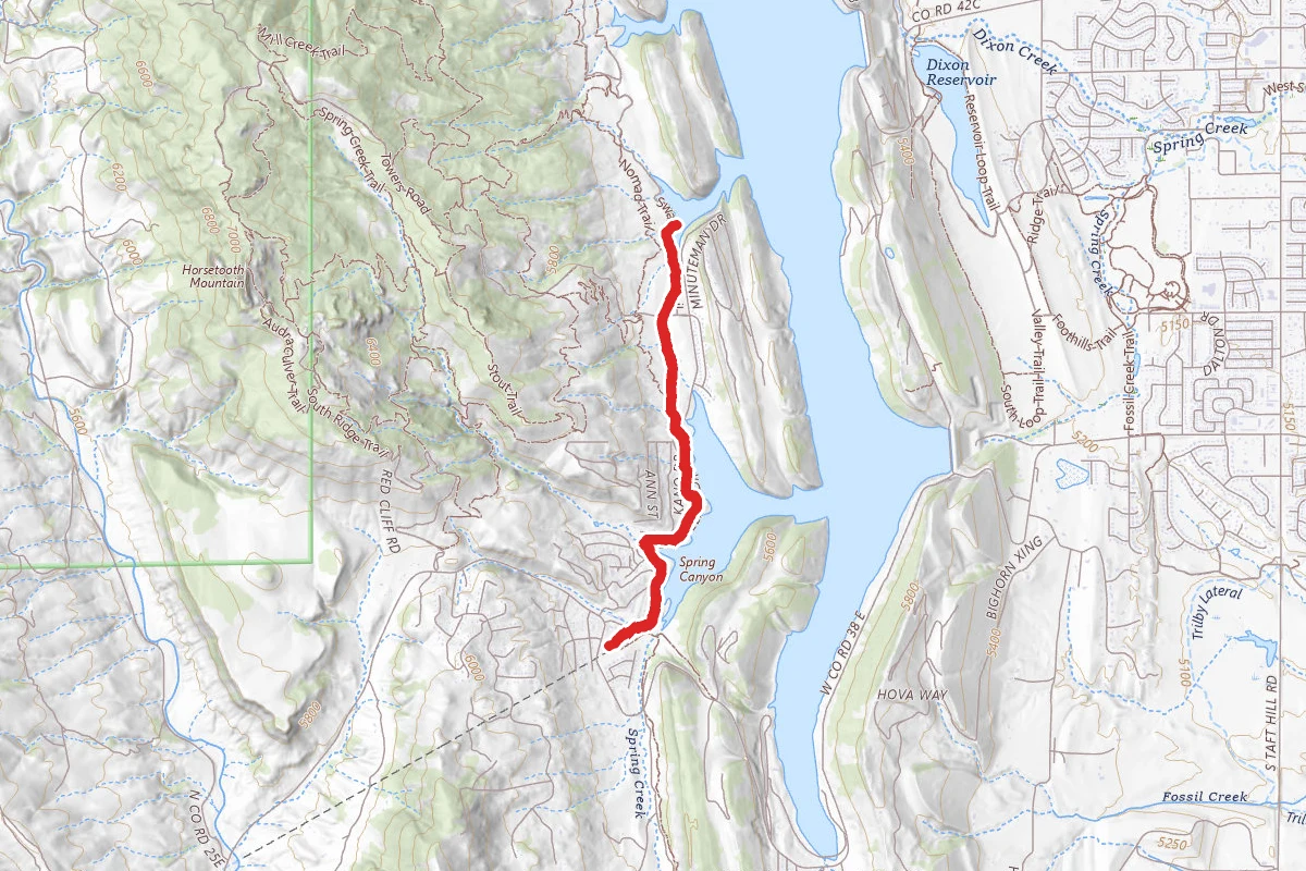 Inlet Bay Trail to Horsetooth Reservoir