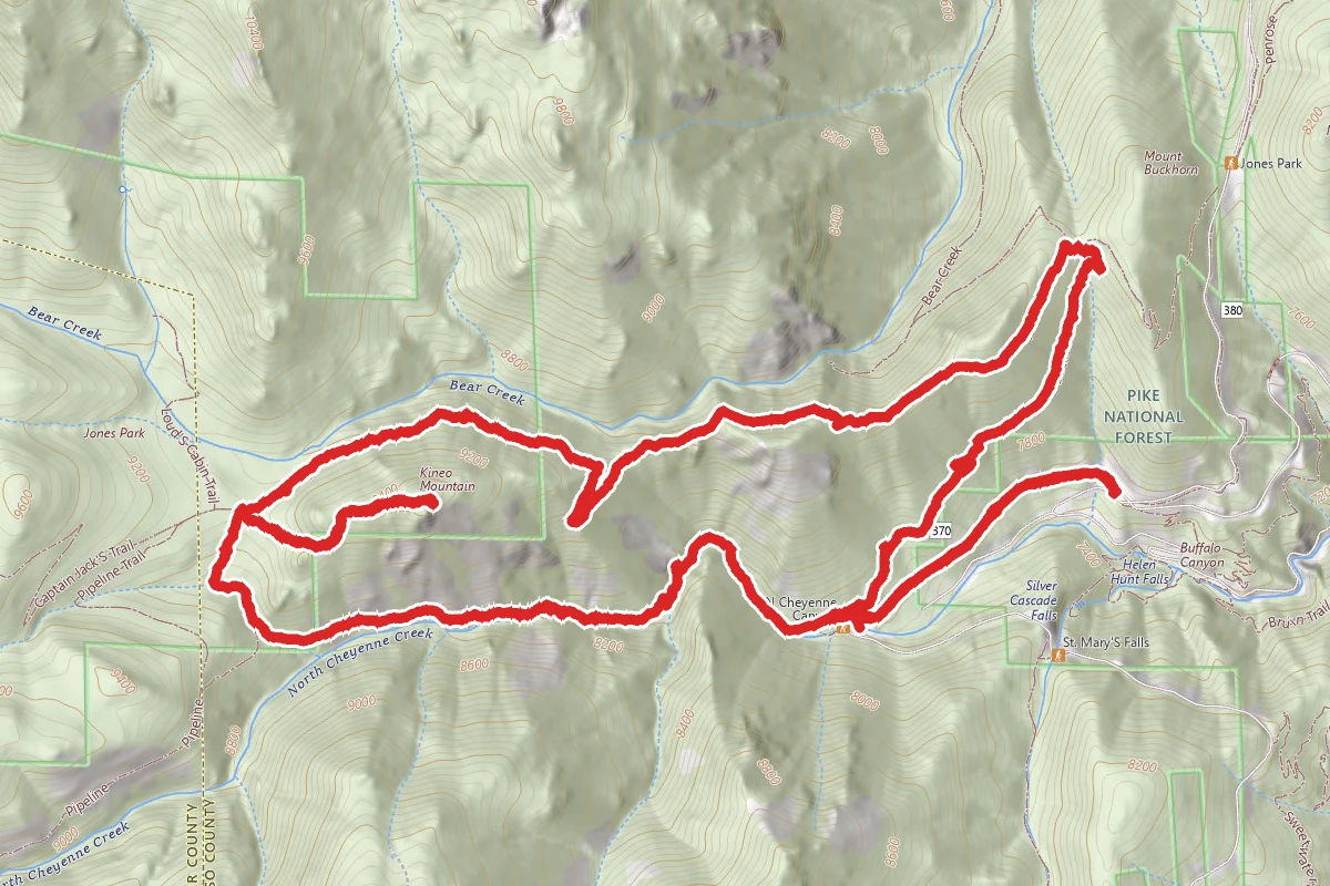 Seven Bridges Trail, Kineo Mountain, and Buckhorn Trail Loop